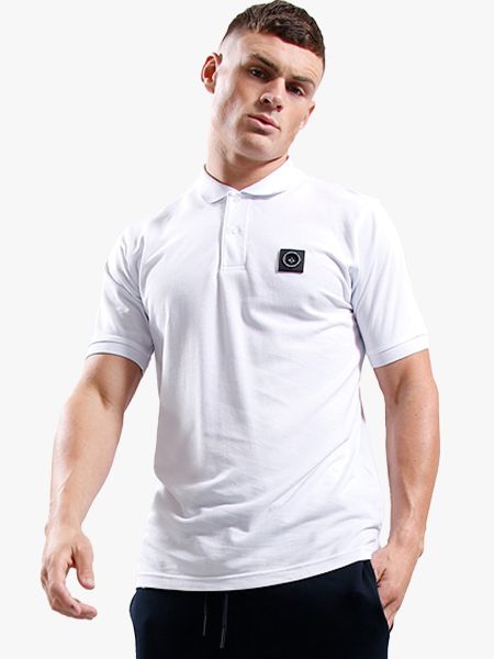 Marshall Artist Siren Polo Shirt - White/Black