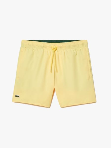 Lacoste Light Quick Dry Swim Shorts - Yellow/Green