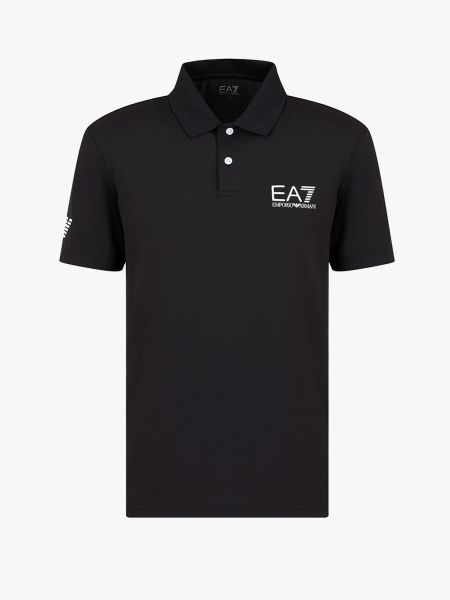 EA7 Emporio Armani Tennis Pro Technical Polo Shirt - Black