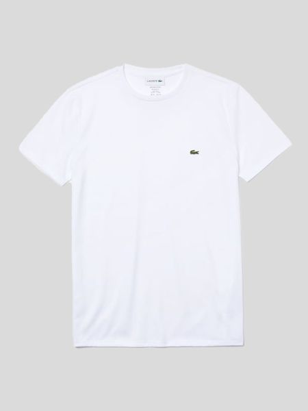 Lacoste Crew Neck Pima Cotton Jersey T-shirt - White