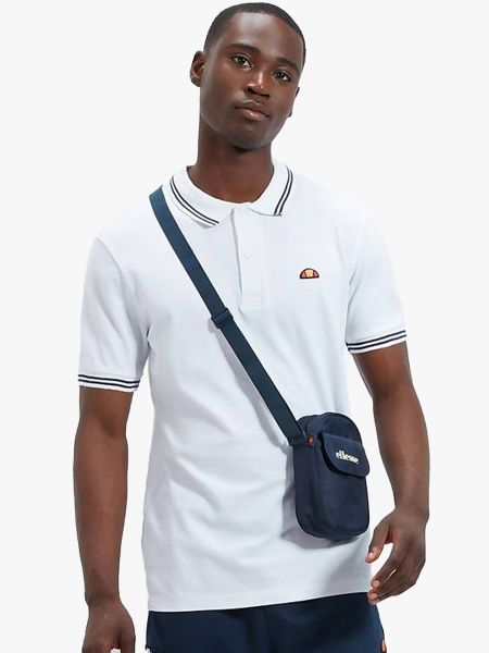 Ellesse Rooks Polo Shirt - White/Navy