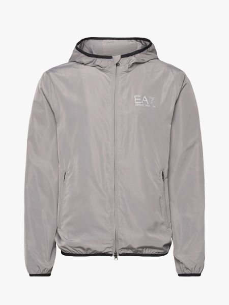 EA7 Emporio Armani Core Identity Hooded Jacket - Gray Flannel