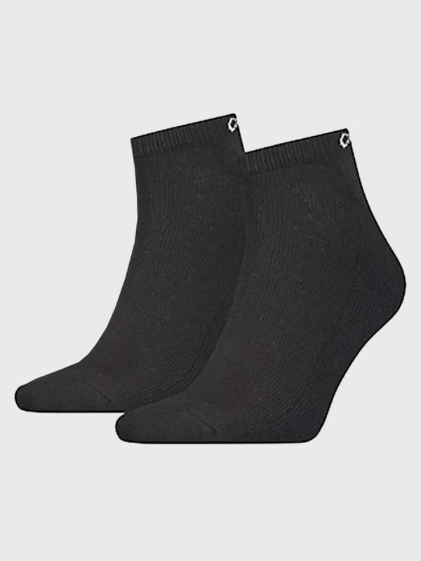 Calvin Klein Six-Pack Sneaker Socks - BLACK