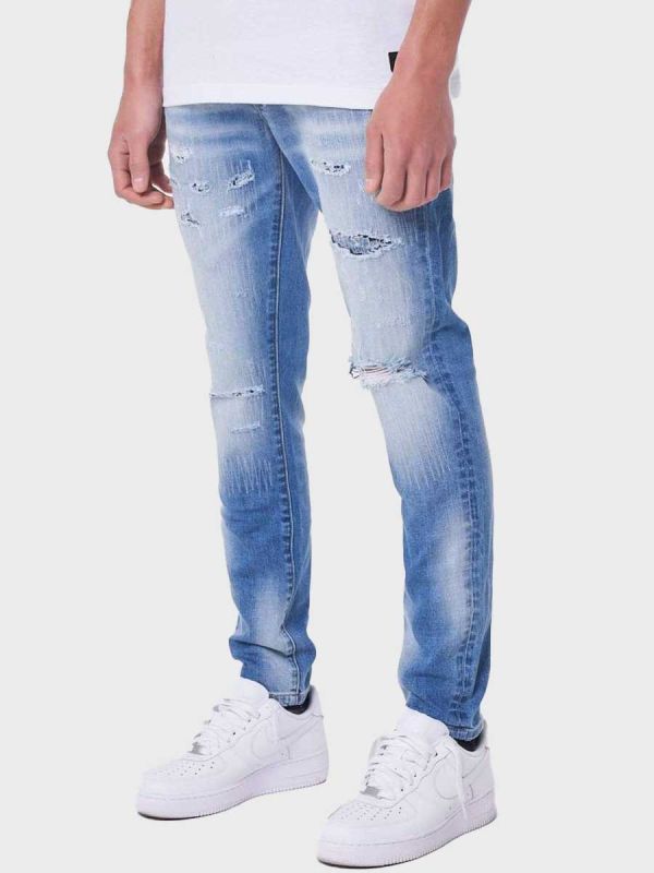 Amicci Aramo Bleach Wash Jeans