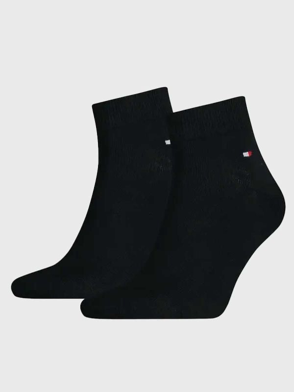 Tommy Hilfiger Sneaker Ankle-Length Socks - Black