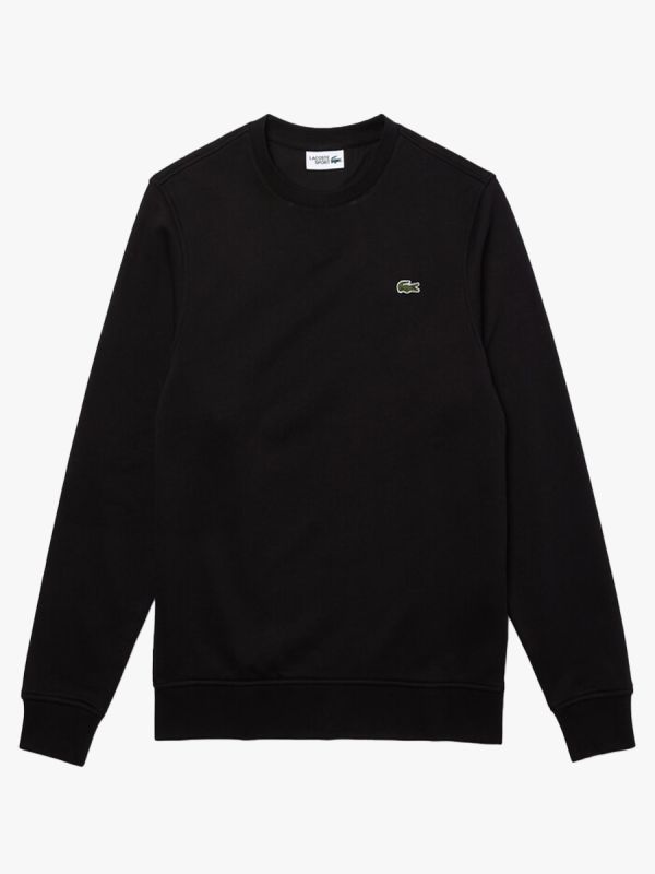 Lacoste Sport Cotton Blend Fleece Sweatshirt - Black