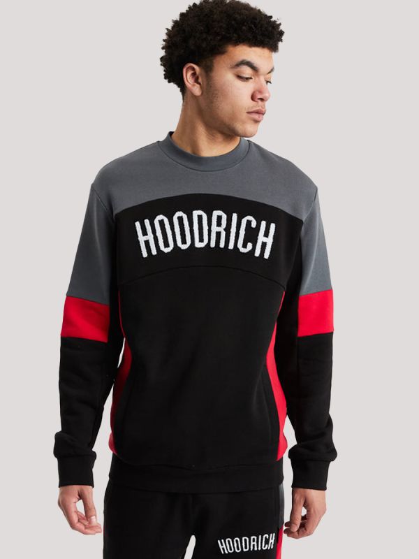 Hoodrich OG Pack Sweatshirt - Black/Iron gate/Lychee
