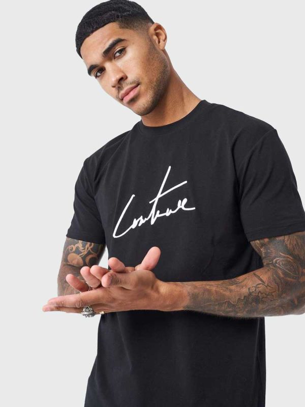 The Couture Club Essential Slim Fit T-Shirt - Black