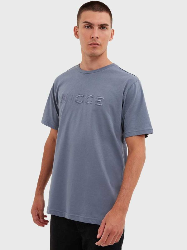 Nicce Mercury T-Shirt - Blue Stone