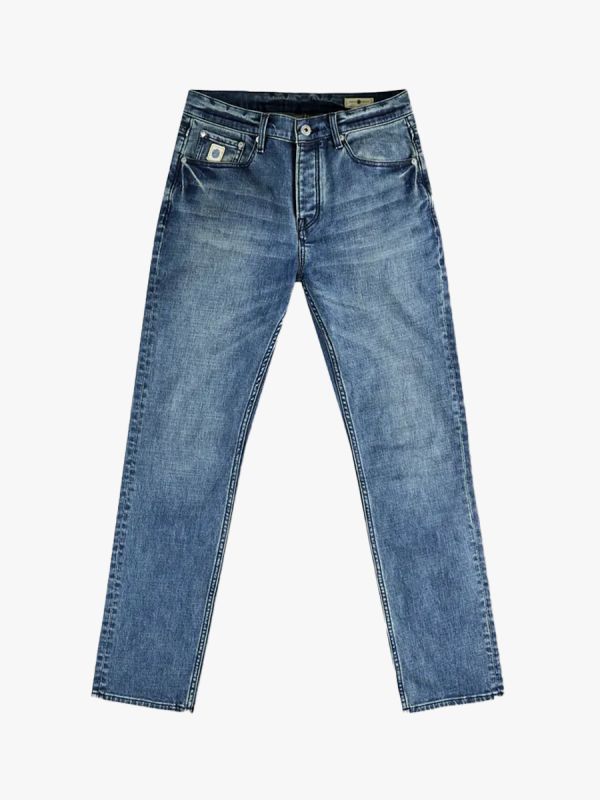 Pretty Green Erwood Slim Fit Jeans - Blue