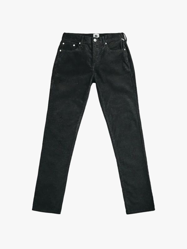 Pretty Green Erwood Slim Fit Cord Jeans - Black