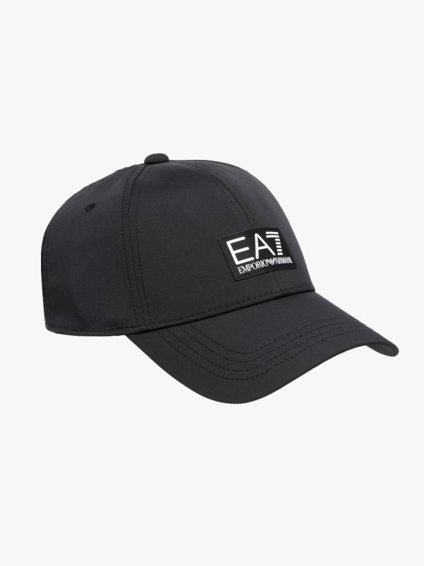EA7 Emporio Armani Train Core Patch Logo Baseball Cap - Black