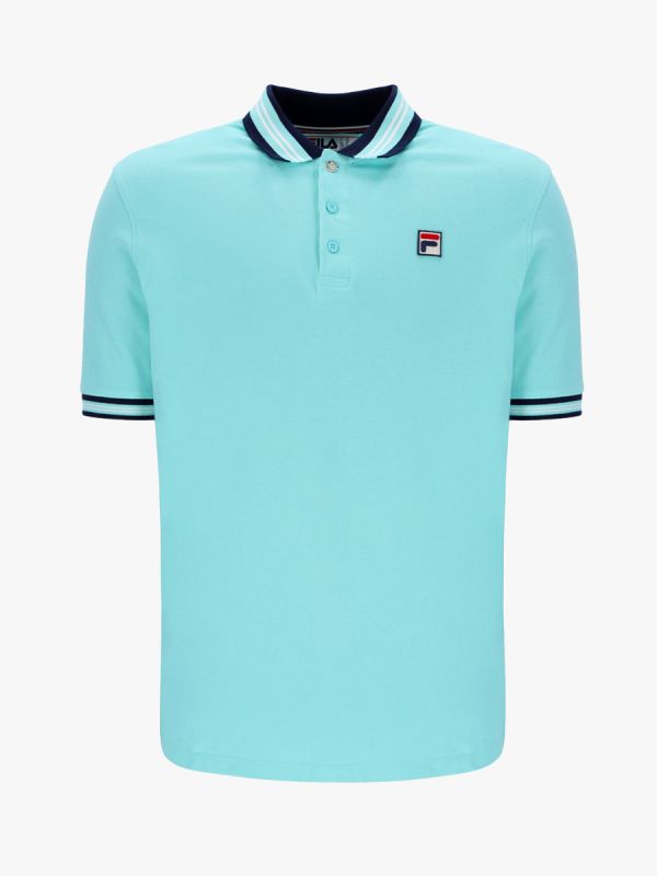 Fila Faraz Tipped Polo Shirt - Aruba Blue