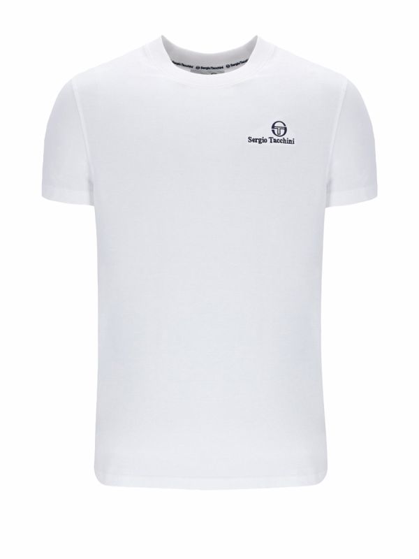 Sergio Tacchini Felton T-Shirt - White/Navy
