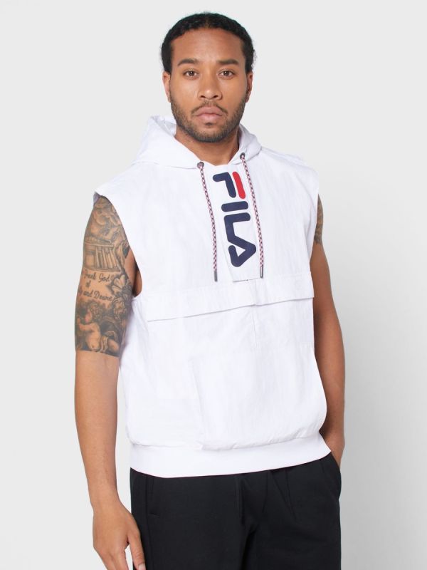 Fila Soul Cargo Vest With Hood - White