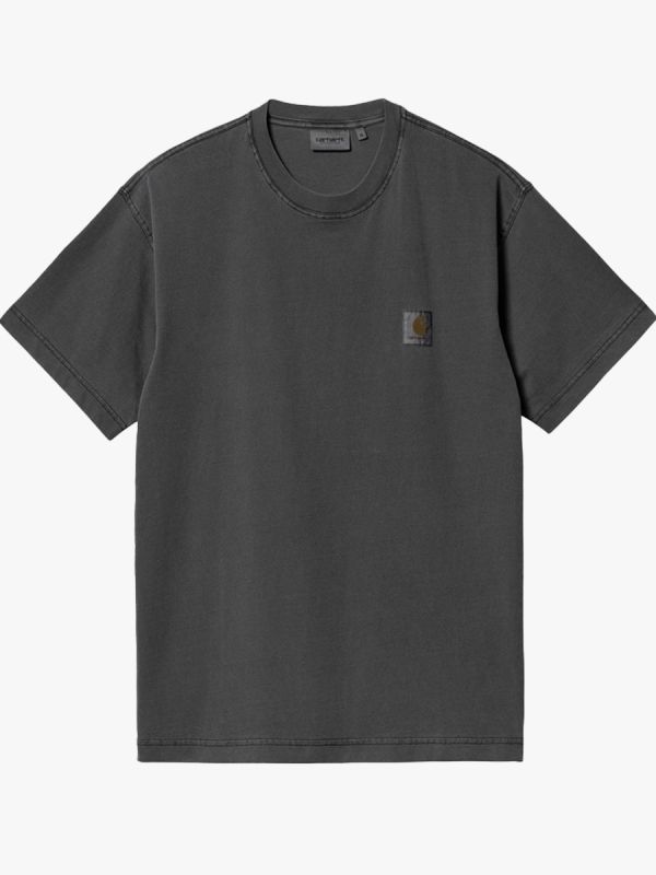 Carhartt WIP Nelson T-Shirt - Black Garment Dyed