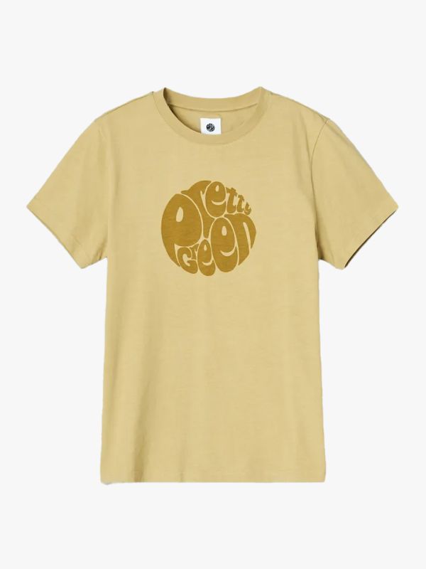 Pretty Green Gillespie Logo T-Shirt - Sand