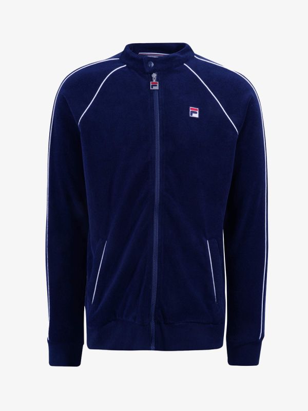 Fila Grosso Towelling Track Top - Peacoat