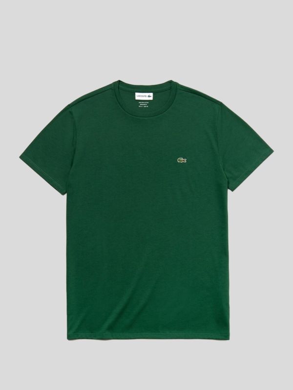 Lacoste Crew Neck Pima Cotton Jersey T-shirt - Green