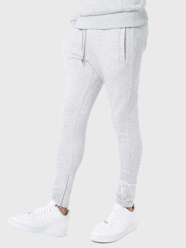 The Couture Club Essential Signature Slim Fit Joggers - Grey