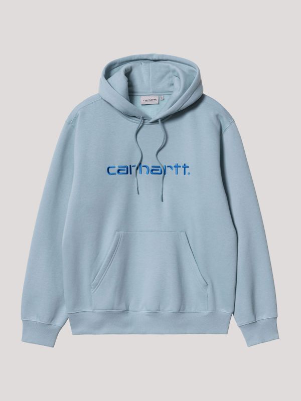 Carhartt WIP Hooded Sweatshirt - Frosted Blue/Gulf