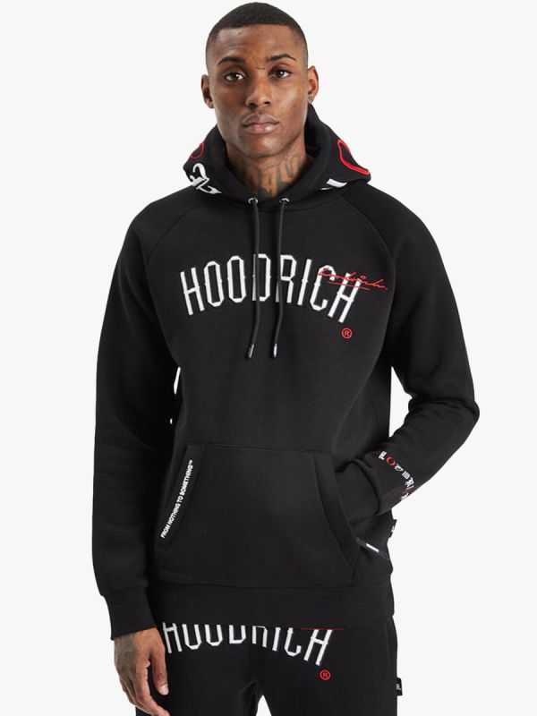 Hoodrich OG Heat Hoodie - Black/White/Red