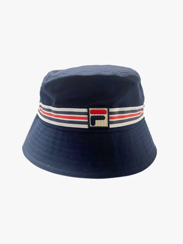 Fila Jojo Heritage Stripe Bucket Hat - Fila Navy