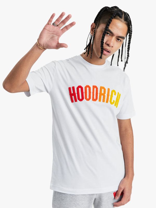 Hoodrich OG Kraze T-Shirt - White/Fiesta/Orange
