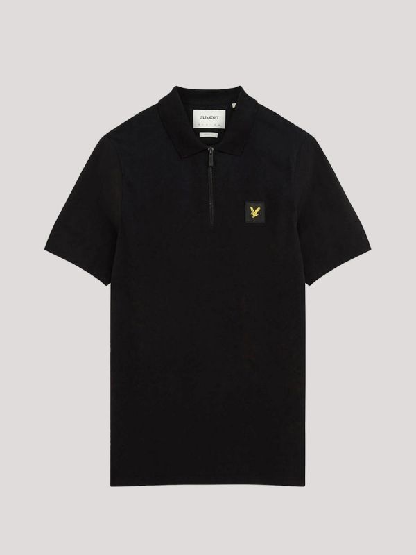 Lyle & Scott Casuals Jersey Polo Shirt - Jet Black
