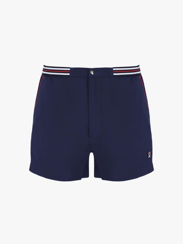 Fila High Tide 4 Shorts - Peacoat/Chinese Red