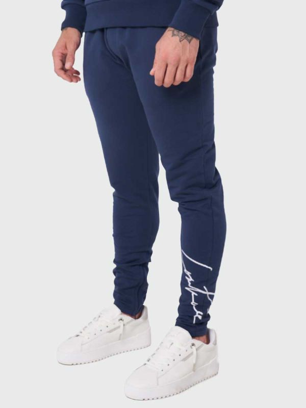 The Couture Club Essential Signature Slim Fit Joggers - Navy