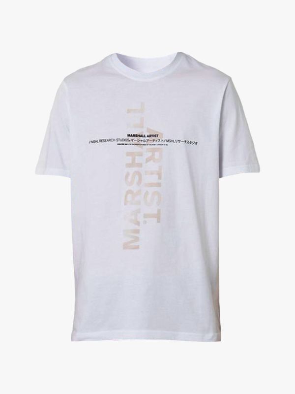 Marshall Artist Vapour Camo Research T-Shirt - White