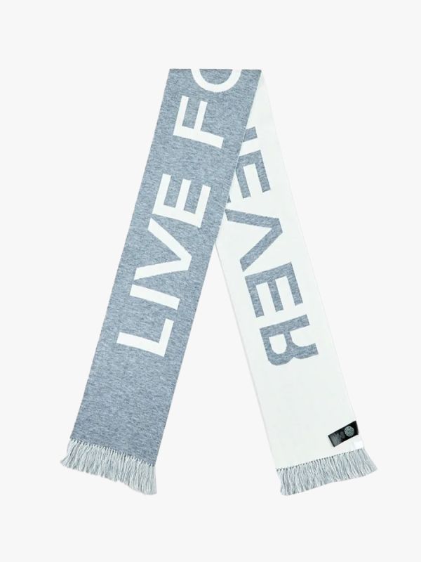 Pretty Green Live Forever Scarf - Grey