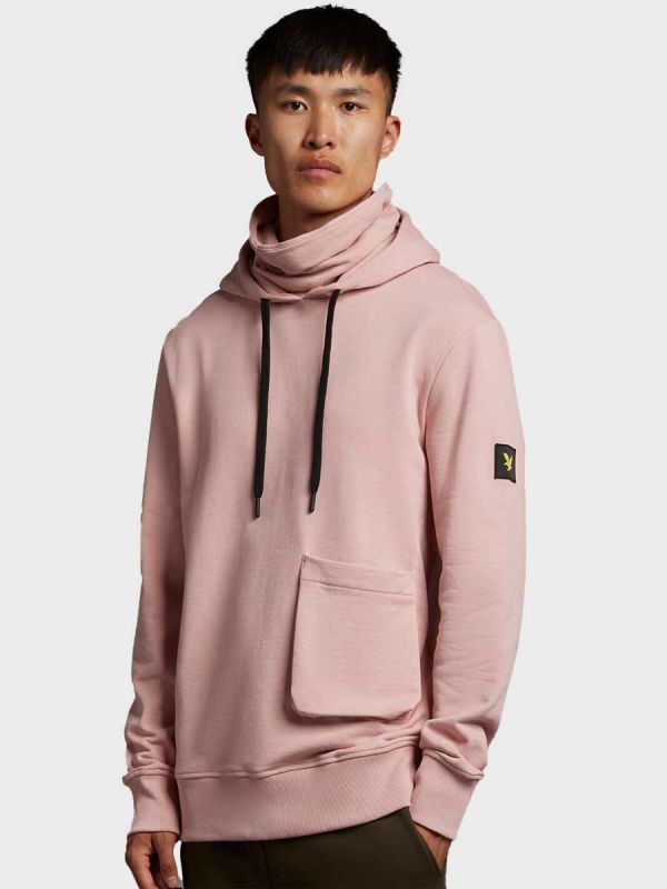 Lyle & Scott Face Covered Hoodie - Stone Pink