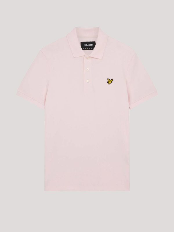 Lyle & Scott Plain Polo Shirt - Light Pink