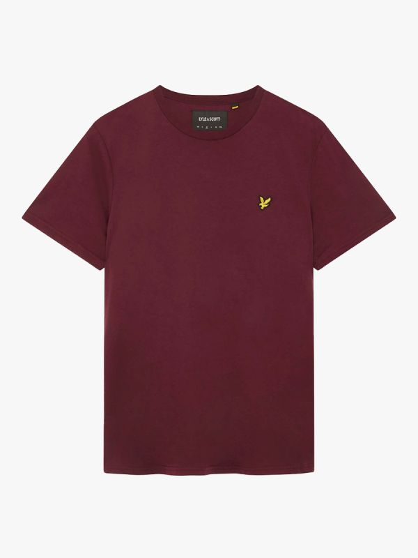 Lyle & Scott Plain T-Shirt - Burgundy
