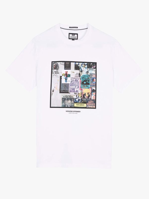 Weekend Offender Poster T-Shirt - White