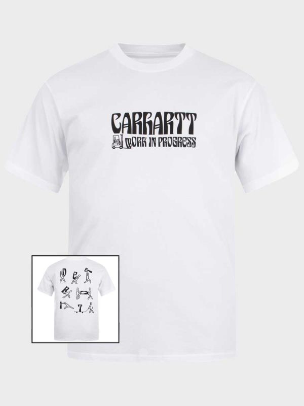 Carhartt WIP S/S Removals T-Shirt - White/Black