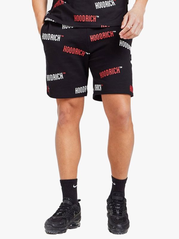 Hoodrich OG Repro V2 Shorts - Black/Red/White