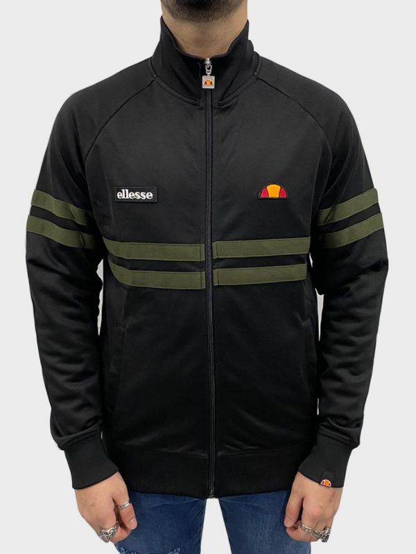 Ellesse Rimini Track Top Jacket - Black / Khaki