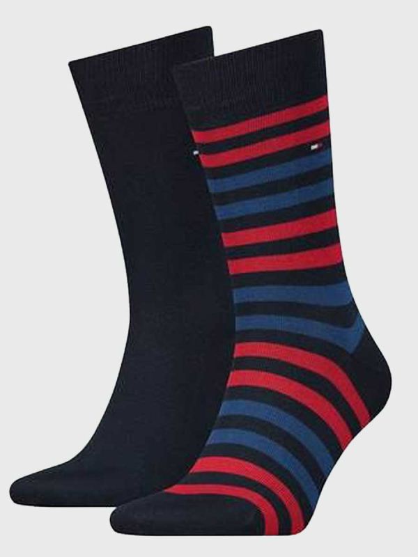 Tommy Hilfiger Stripe Socks - Navy Stripe