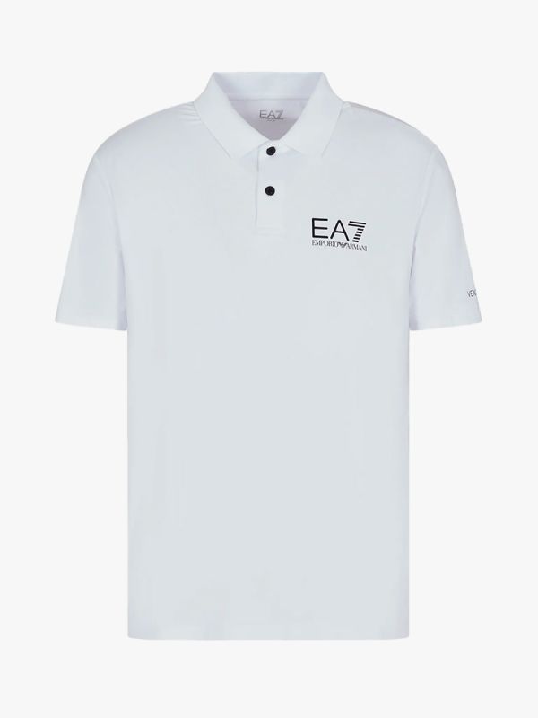 EA7 Emporio Armani Technical Pro Polo Shirt - White
