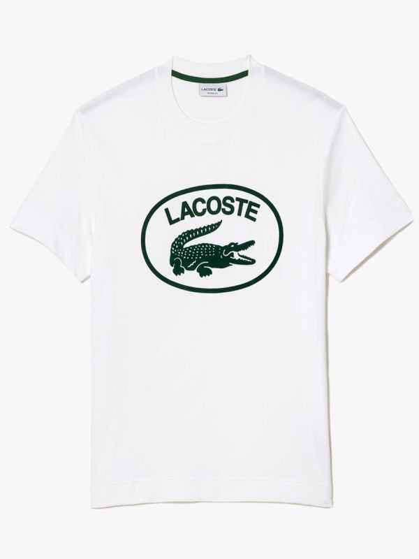 Lacoste Tone On Tone Cotton T-Shirt - White