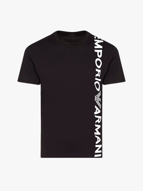 Emporio Armani Beachwear Logo T-Shirt - Black