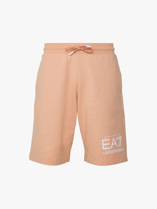 EA7 Emporio Armani Visibility Cotton Board Shorts - Cafe Creme
