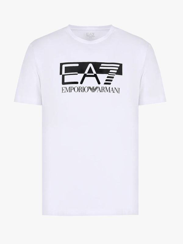 EA7 Emporio Armani Visibility Stretch T-Shirt - White/Black