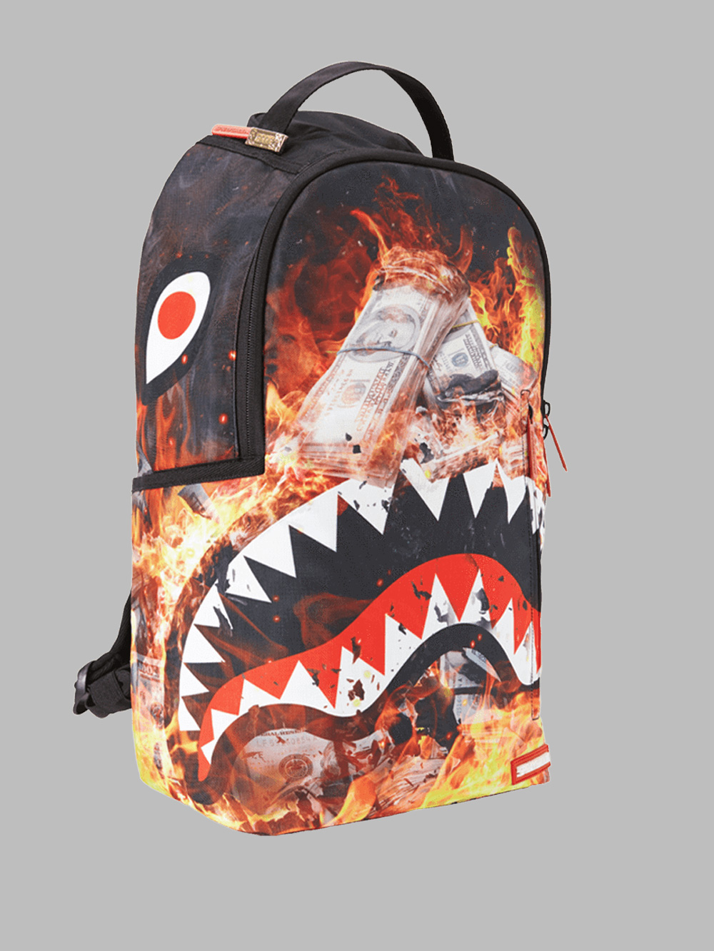 Sprayground Fire Shark Backpack 