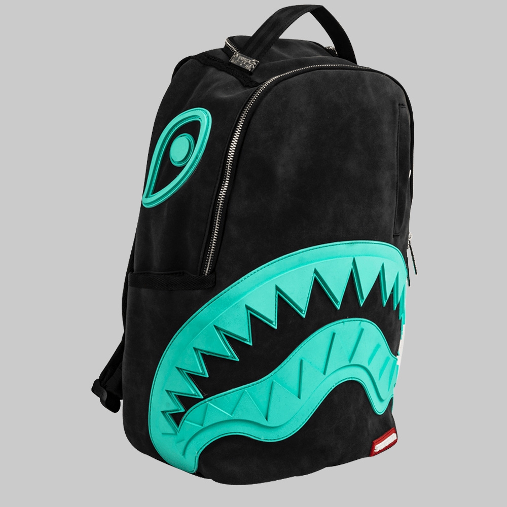 Brand New SPRAYGROUND 3M Purple Rubber Shark Deluxe Bag Backpack 