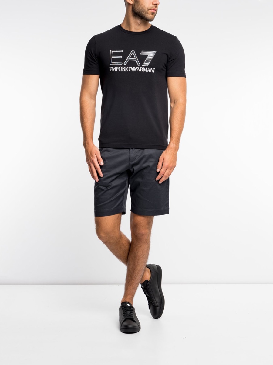ea7 shorts and t shirt set