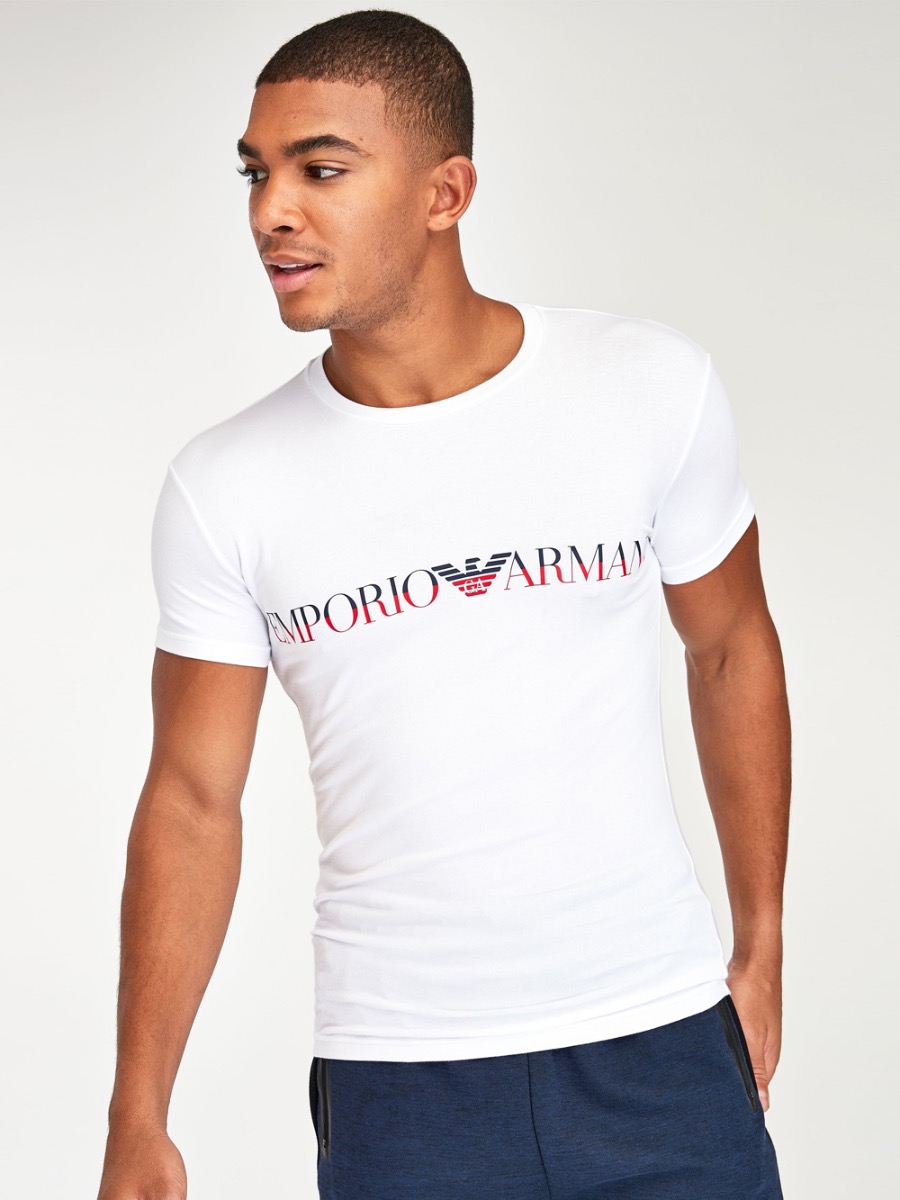 Emporio Armani Logo Crew Neck T Shirt 